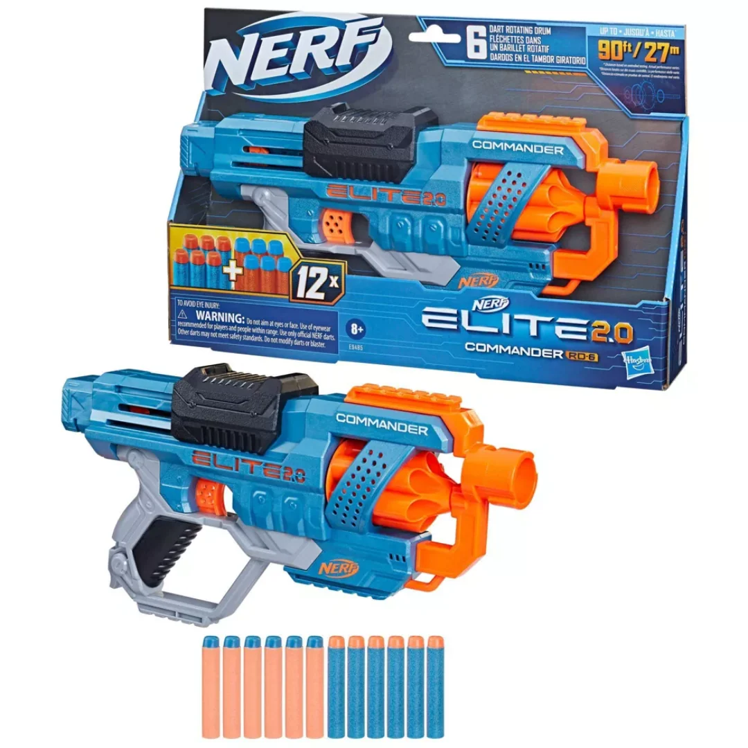 NERF Elite 2.0 Commander RD-6 Blaster 3 NERF Elite 2.0 Commander RD-6 Blaster
