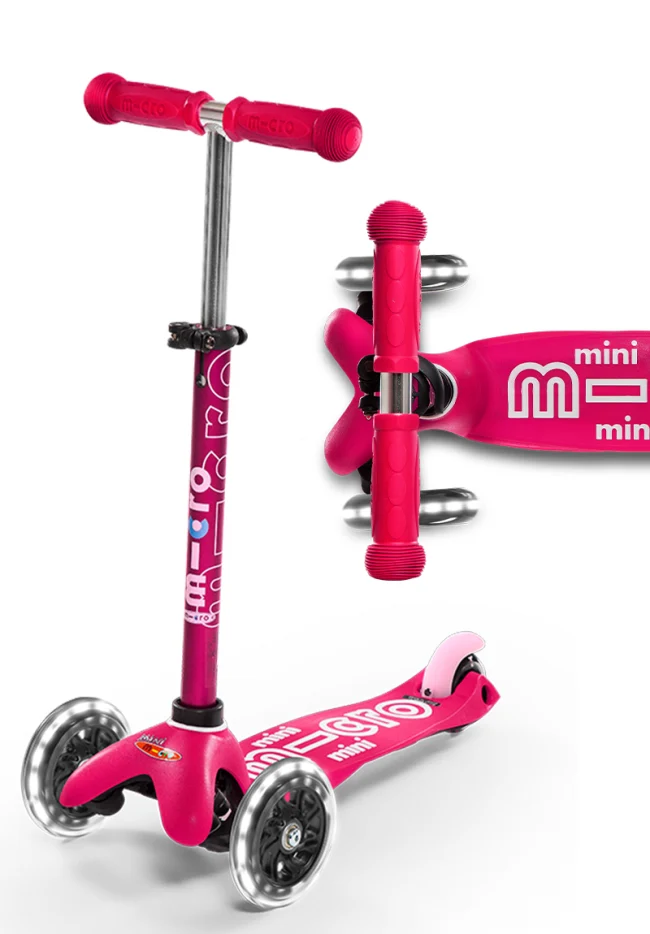 Mini LED  PINK Micro Scooter