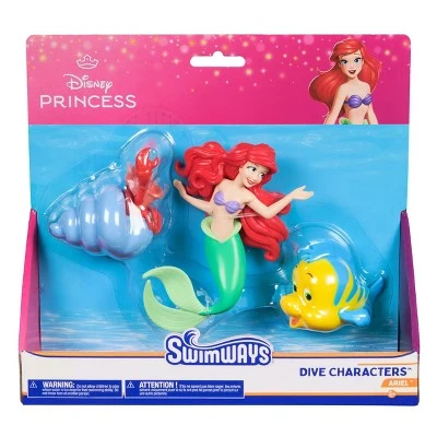 Swimways Disney Princess Ariel Dive Characters 3-Pack Pool Toys 4 Swimways Disney Princess Ariel Dive Characters 3-Pack Pool Toys