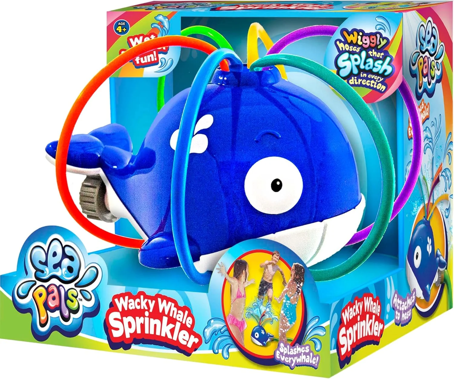 Whale Water Sprinkler Toy for Kids Outdoor Summer Fun 9 Whale Water Sprinkler Toy for Kids Outdoor Summer Fun