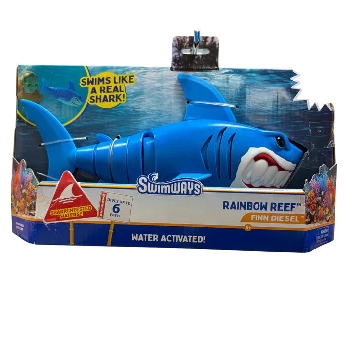 Swimways Rainbow Reef Shark Water Activated Swimming Pool Toy 8 Swimways Rainbow Reef Shark Water Activated Swimming Pool Toy