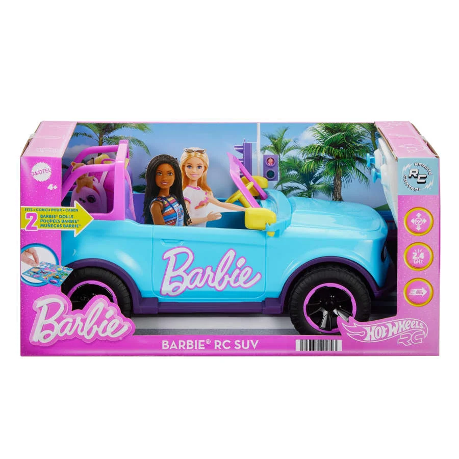 Hot Wheels Barbie RC SUV Car 2 Hot Wheels Barbie RC SUV Car