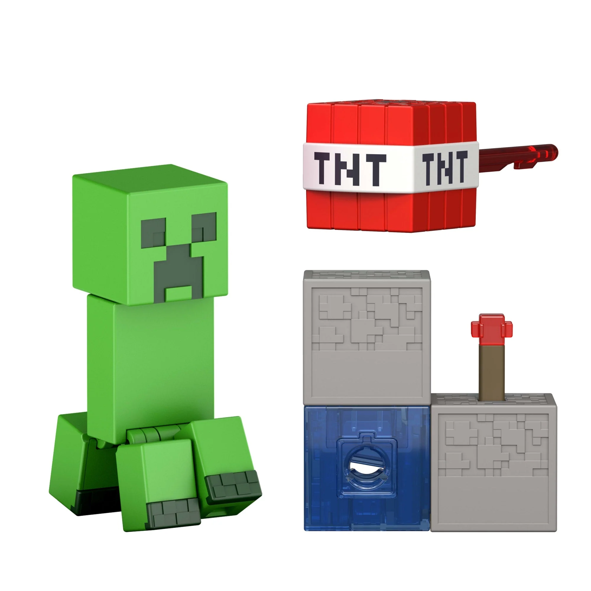 Minecraft Creeper Action Figure 3.25-Inch Scale Collectible Toy Set 5 Minecraft Creeper Action Figure 3.25-Inch Scale Collectible Toy Set