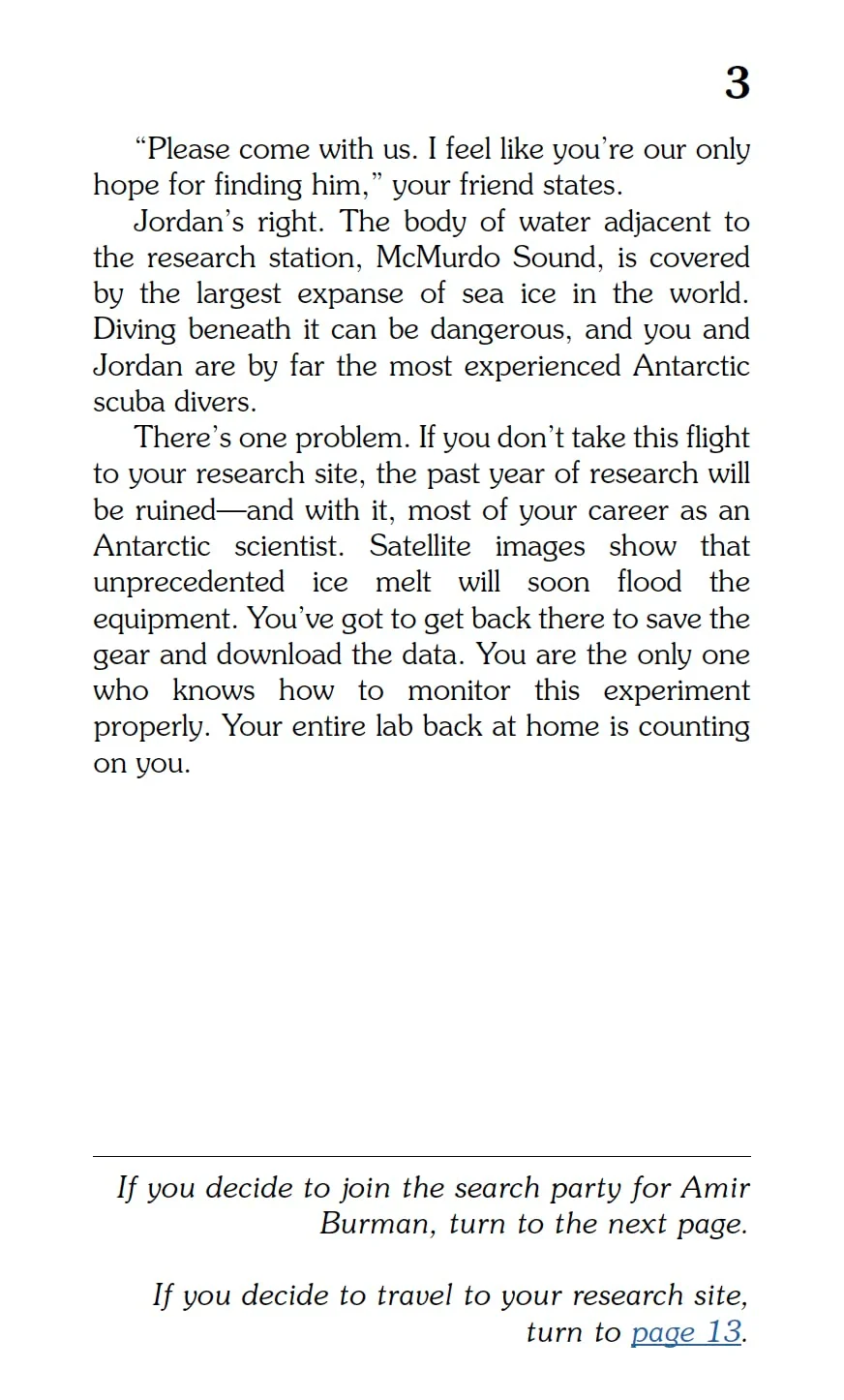 Antarctica! Choose Your Own Adventure 4 Antarctica! Choose Your Own Adventure