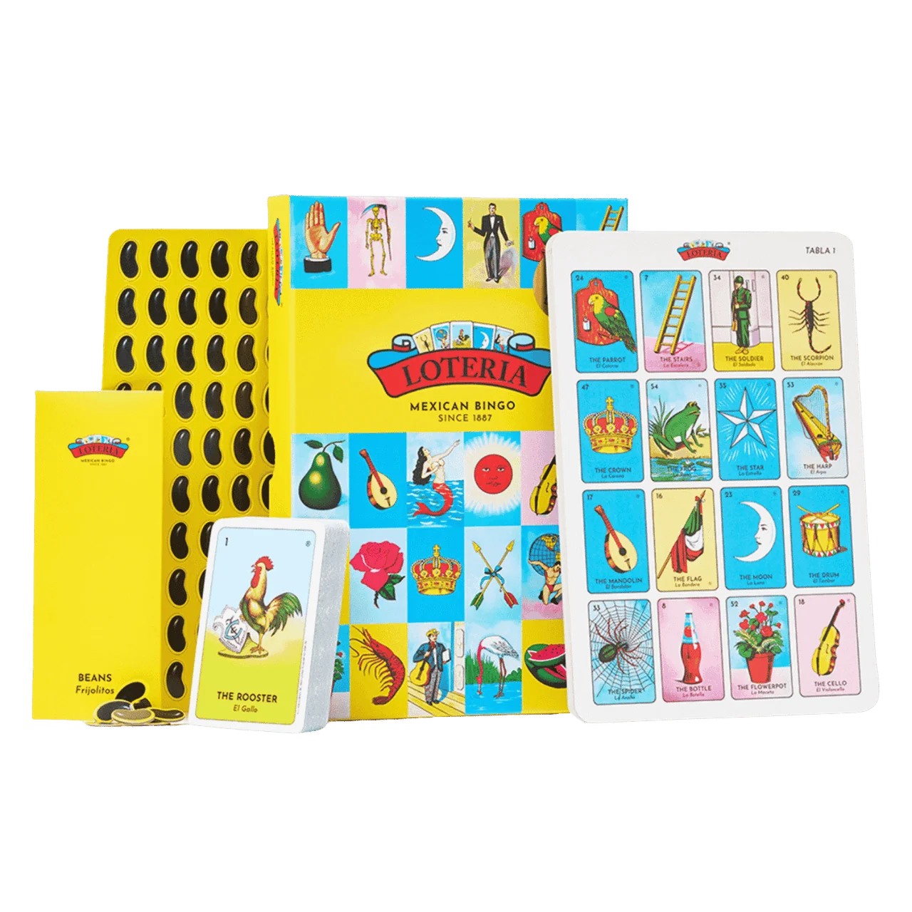 Asmodee Loteria Bilingual Edition Board Game ASMLOTBIL01