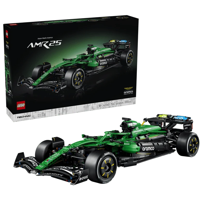 Aston Martin Aramco AMR25 F1 Car LEGO Technic 42240