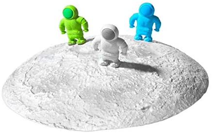 Astronaut Erasers Set of 3 2 Astronaut Erasers Set of 3