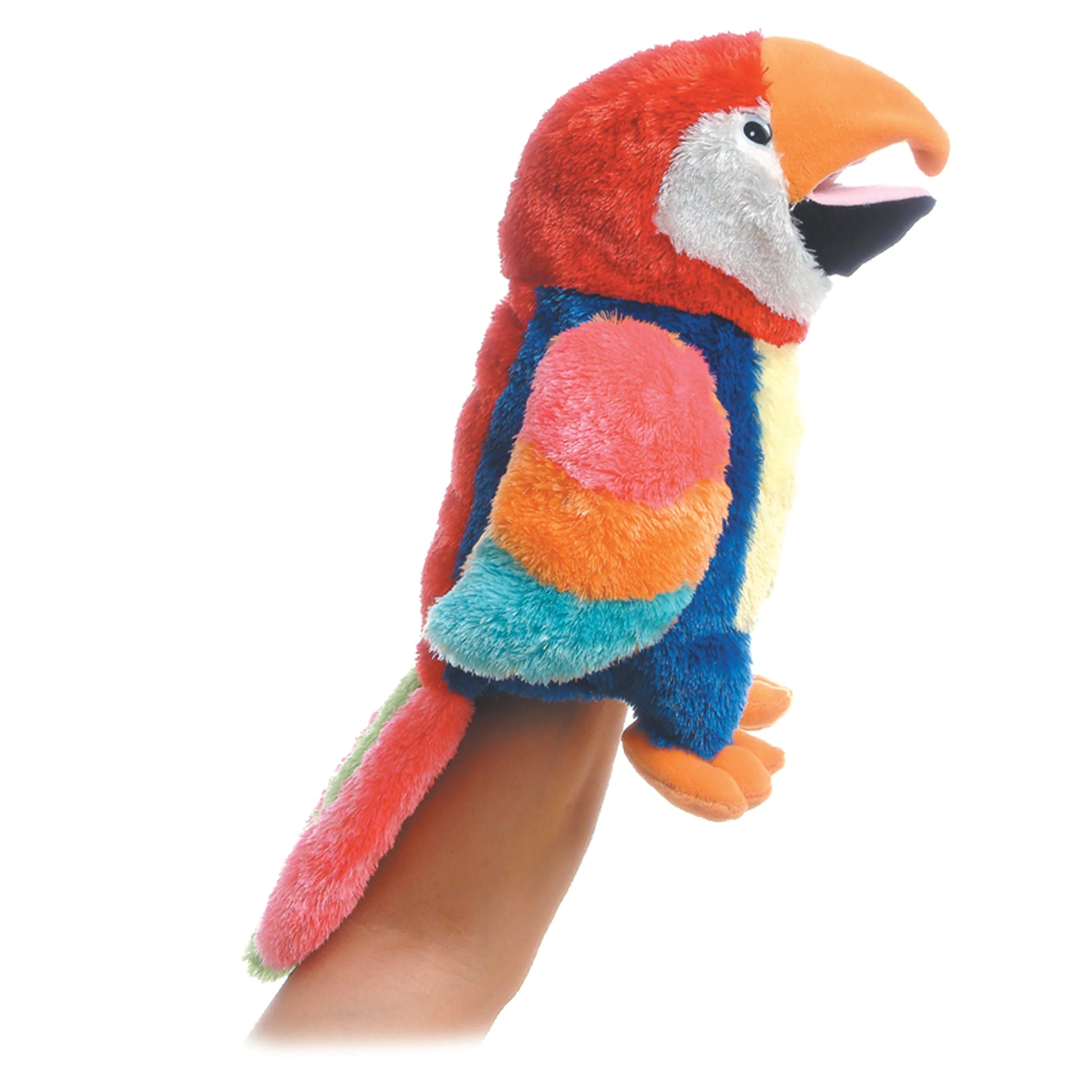 Aurora Hand Puppet Petey Parrot Soft Plush Creative Play Toy
