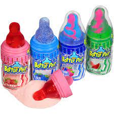 Baby Bottle Pops Fruit Flavored Lollipop with Tasty Dipping Powder 3 Baby Bottle Pops Fruit Flavored Lollipop with Tasty Dipping Powder