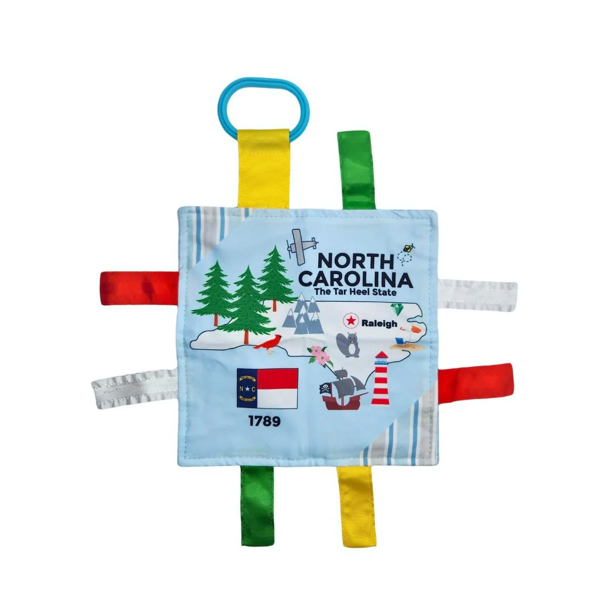 Baby Jack The Learning Lovey North Carolina State Baby Tag 1 Baby Jack The Learning Lovey North Carolina State Baby Tag