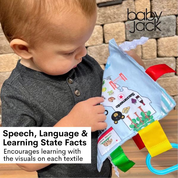 Baby Jack The Learning Lovey North Carolina State Baby Tag 2 Baby Jack The Learning Lovey North Carolina State Baby Tag