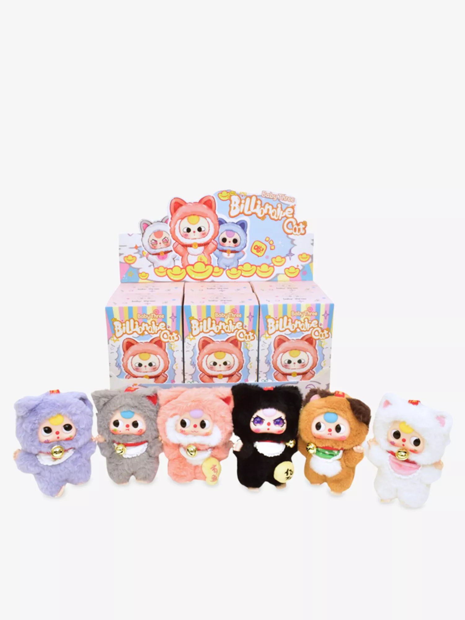 BABY THREE Billionaire Cat Mystery Soft Toy Blind Box 1 BABY THREE Billionaire Cat Mystery Soft Toy Blind Box