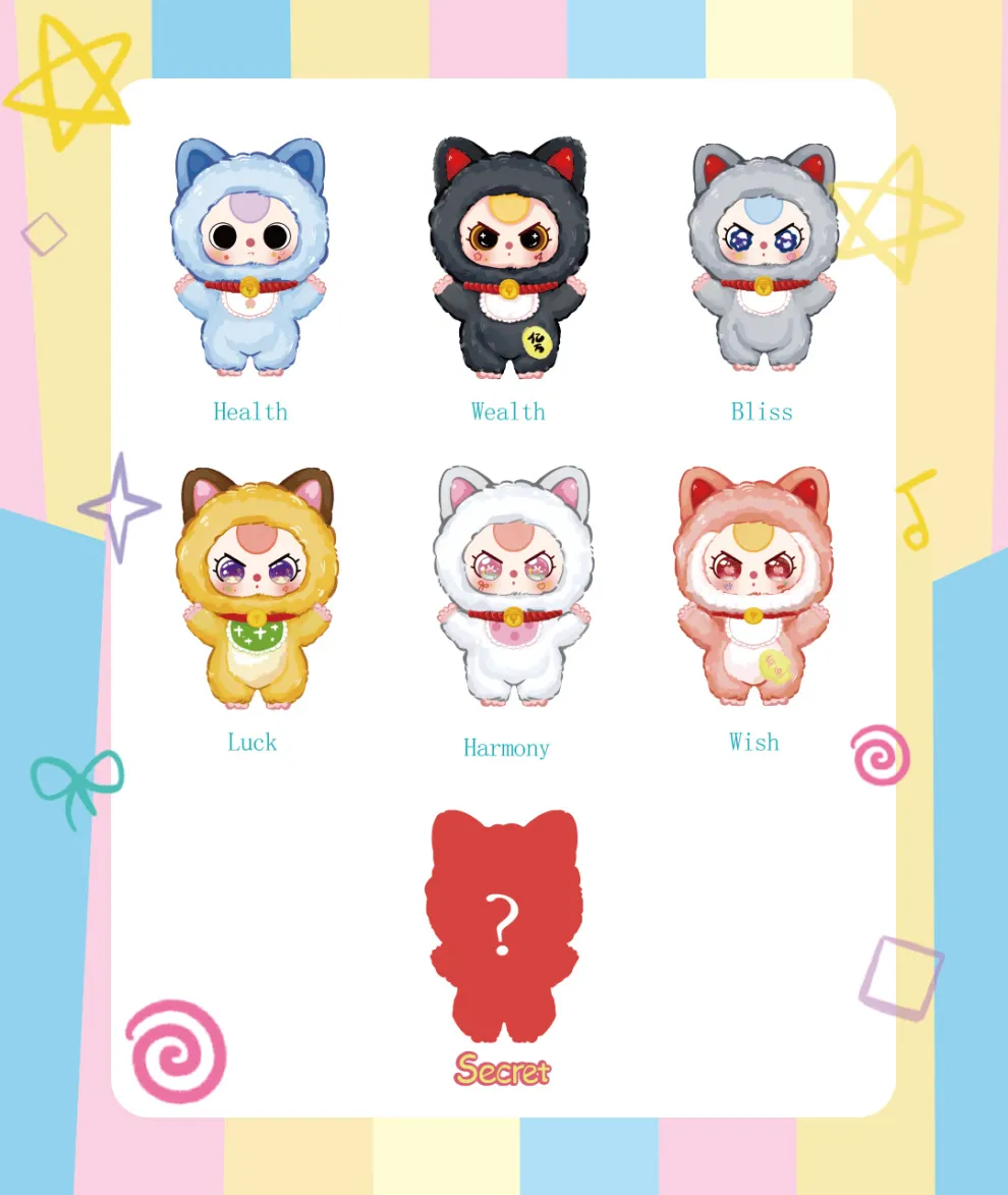 BABY THREE Billionaire Cat Mystery Soft Toy Blind Box 3 BABY THREE Billionaire Cat Mystery Soft Toy Blind Box