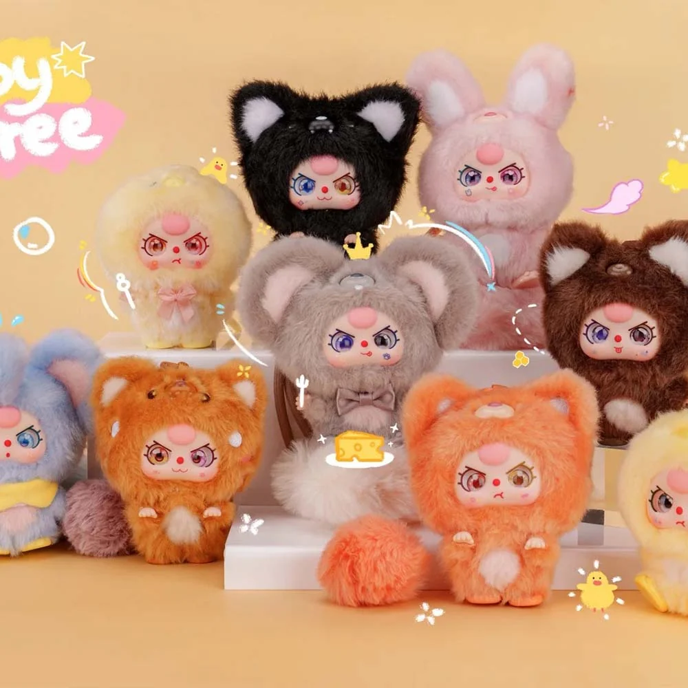 Baby Three Mini Hug Series Plush Blind Box 9 Baby Three Mini Hug Series Plush Blind Box