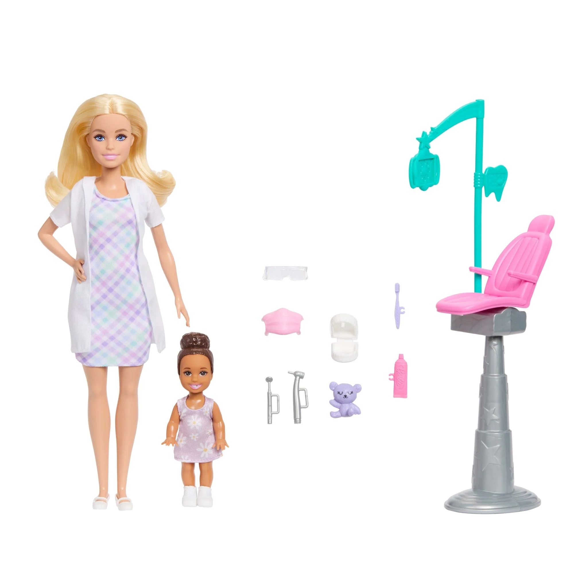 Barbie Dentist Career Playset with Blonde Doll and Exam Chair