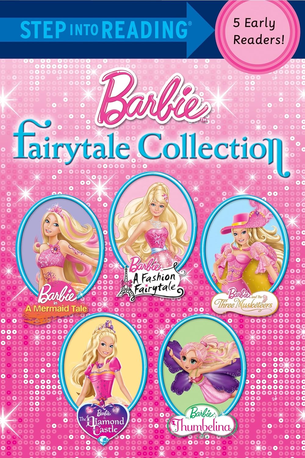 Barbie Fairytale Collection Storybook 5 Story Early Reader Anthology