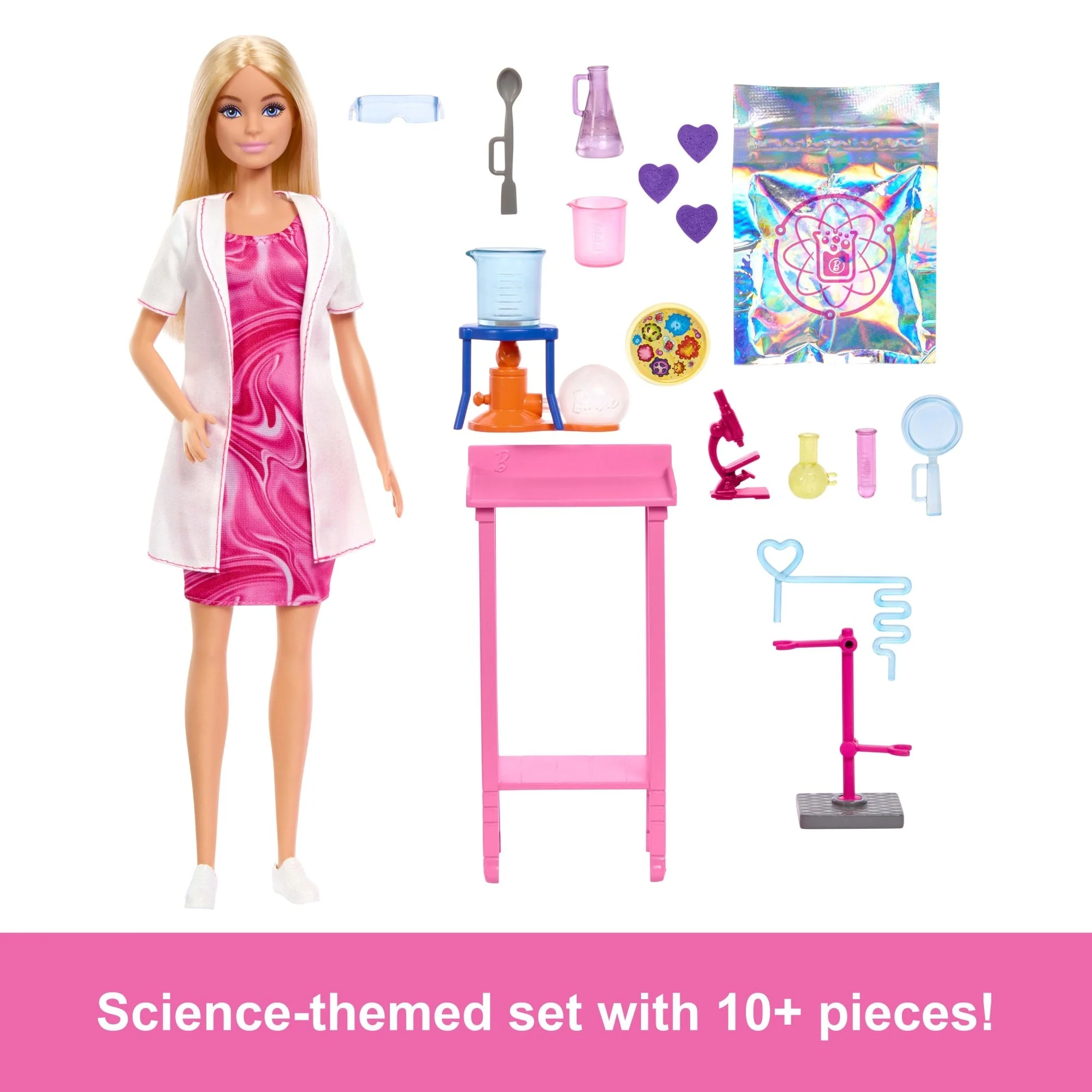 Barbie Scientist Doll with Lab Coat and 10+ Science Accessories 3 Barbie Scientist Doll with Lab Coat and 10+ Science Accessories