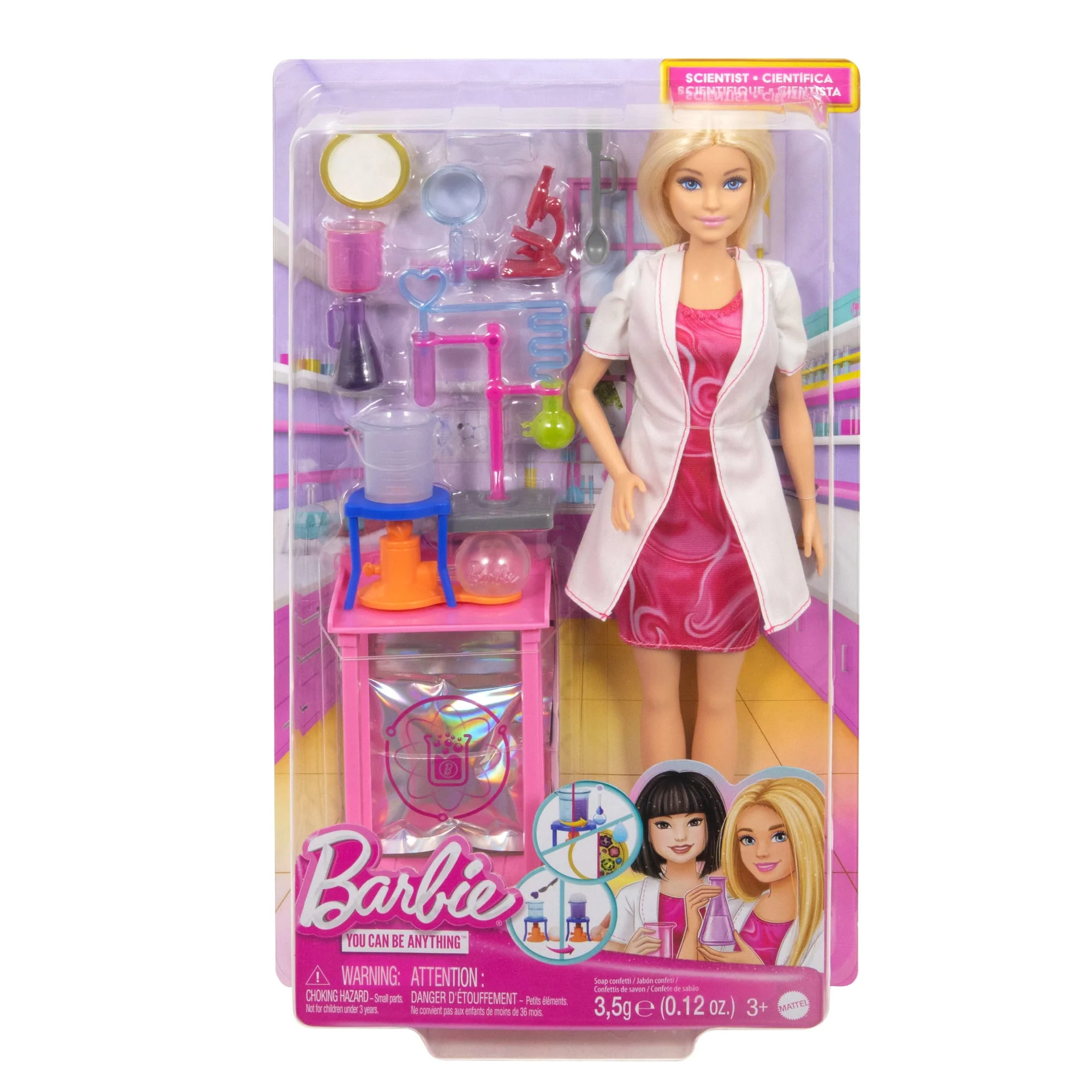 Barbie Scientist Doll with Lab Coat and 10+ Science Accessories 6 Barbie Scientist Doll with Lab Coat and 10+ Science Accessories