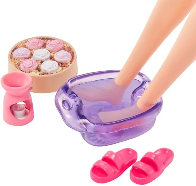 Barbie Wellness Doll Spa Blonde Doll with Pet Puppy 1 Barbie Wellness Doll Spa Blonde Doll with Pet Puppy