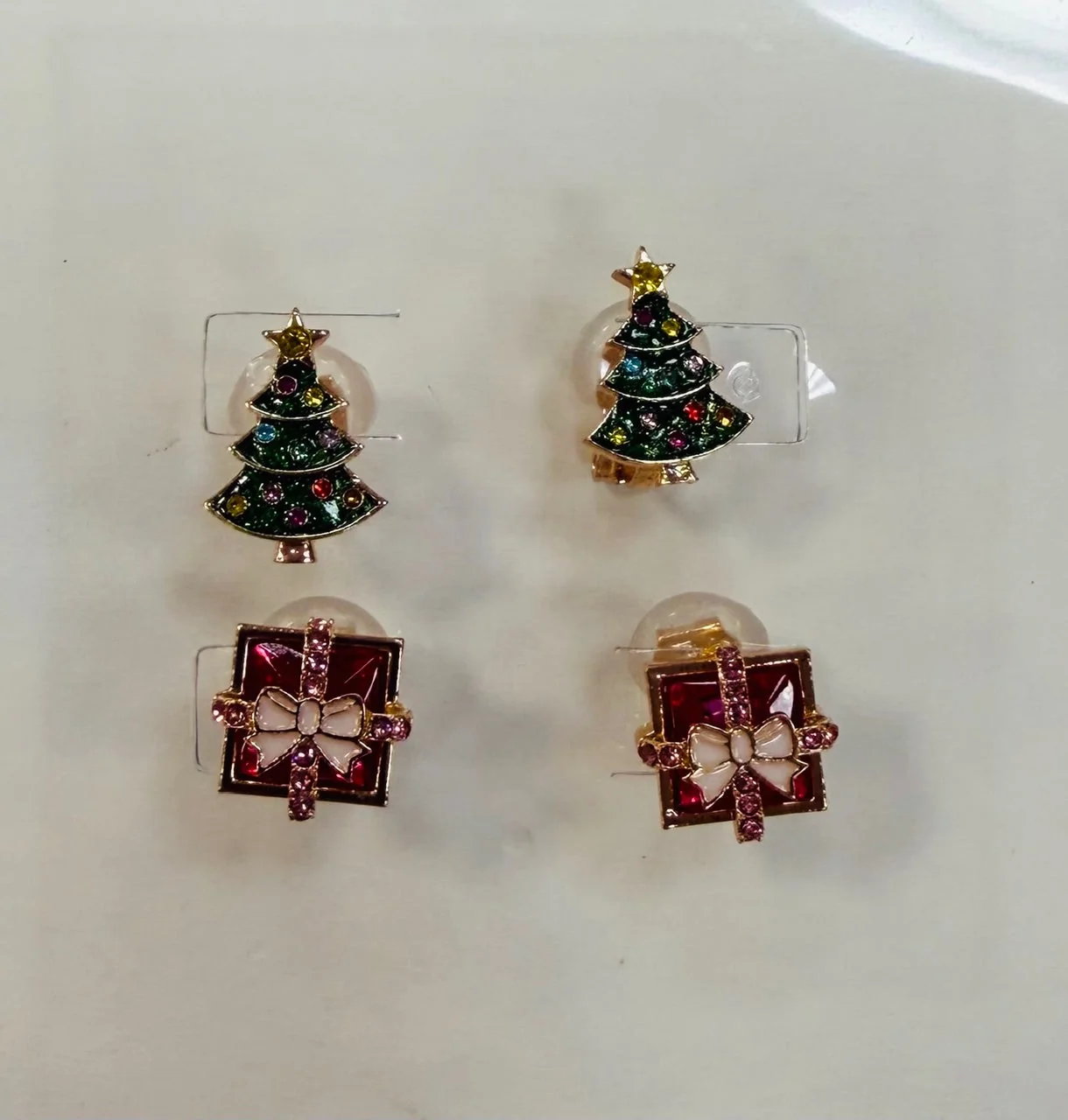 Baulbebar Christmas Tree Present Clip Earrings Childrens 4 Baulbebar Christmas Tree Present Clip Earrings Childrens