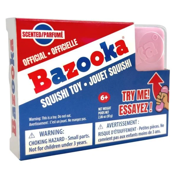 Bazooka Joe Squish BubbleGum Toy - Scented 3 Bazooka Joe Squish BubbleGum Toy - Scented