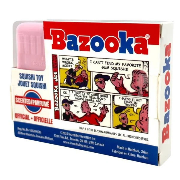 Bazooka Joe Squish BubbleGum Toy - Scented 2 Bazooka Joe Squish BubbleGum Toy - Scented