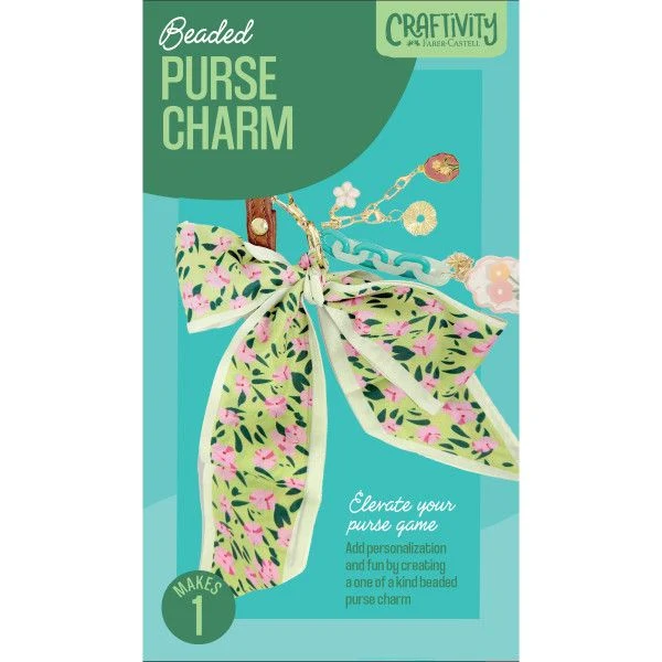 Beaded Purse Charm