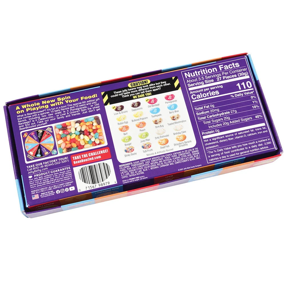 Beanboozled Jelly Beans Roulette Game with Spinner 3.57 oz Candy 3 Beanboozled Jelly Beans Roulette Game with Spinner 3.57 oz Candy