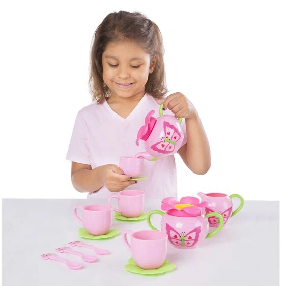 Bella Butterfly Pretend Play Tea Set