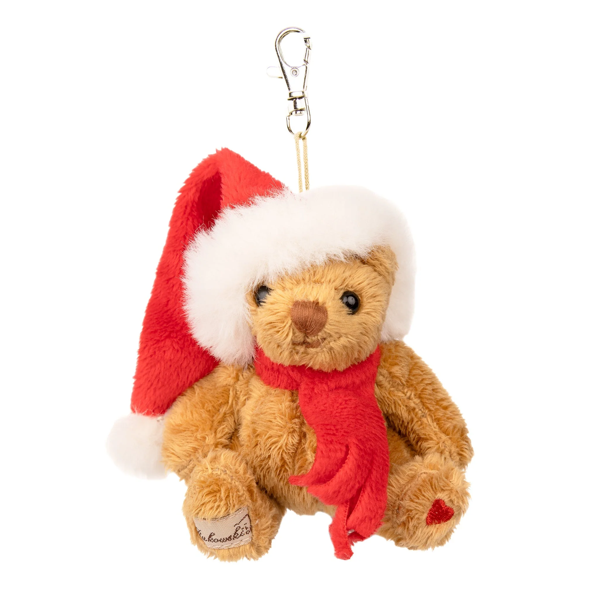 Bernard Brown Bear Plush Key Ring Charm