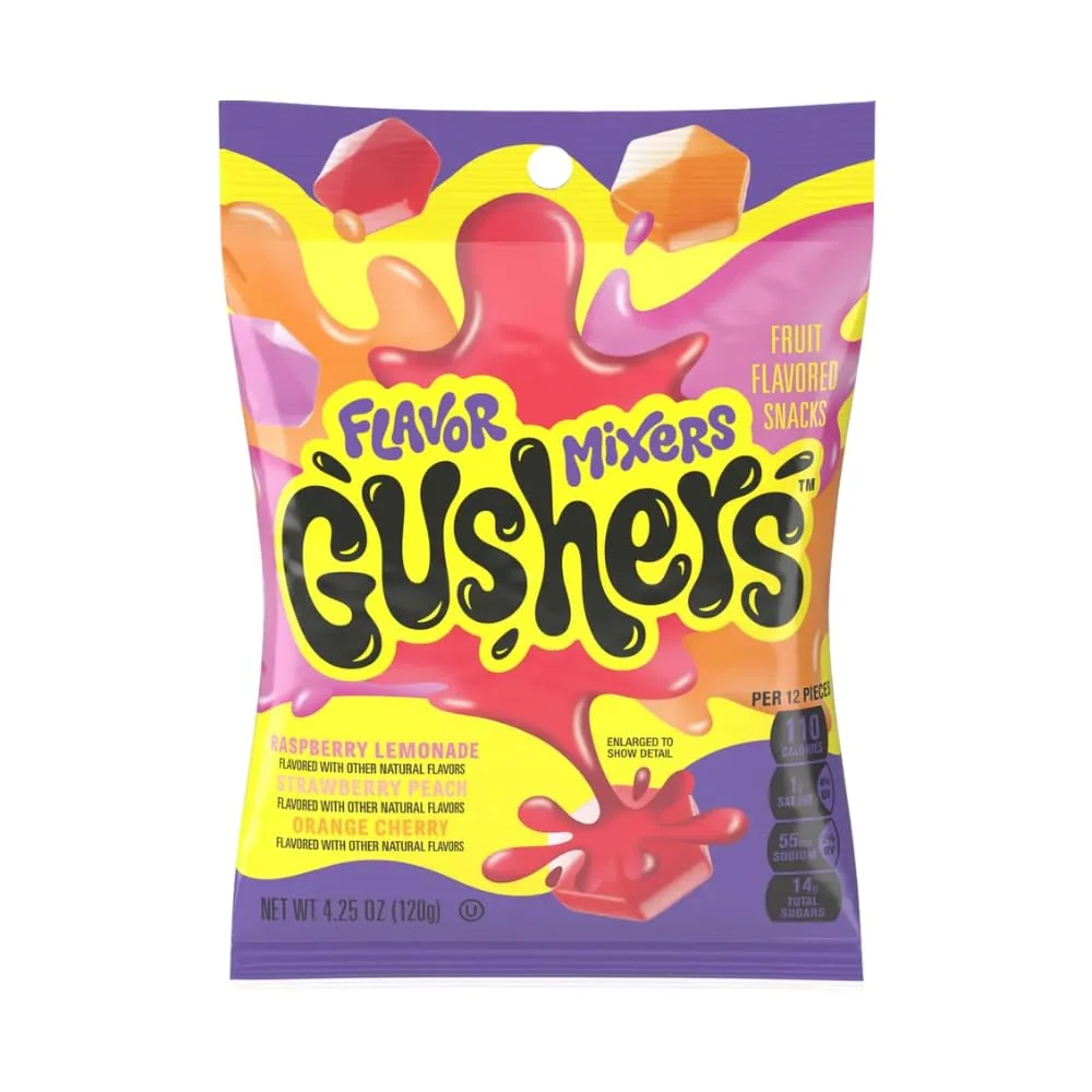 Betty Crocker Fruit Gushers Flavor Mixers Fruit Snacks 4.25 oz 3 Betty Crocker Fruit Gushers Flavor Mixers Fruit Snacks 4.25 oz