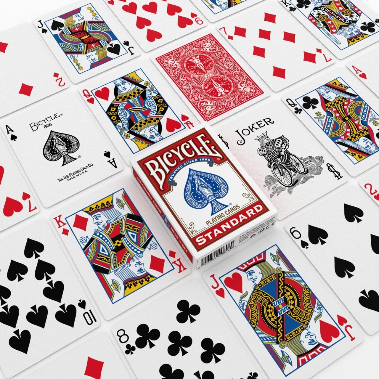 Bicycle Standard Rider Back Playing Cards Red or Blue 6 Bicycle Standard Rider Back Playing Cards Red or Blue