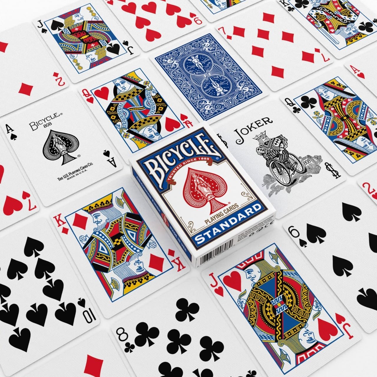 Bicycle Standard Rider Back Playing Cards Red or Blue 7 Bicycle Standard Rider Back Playing Cards Red or Blue