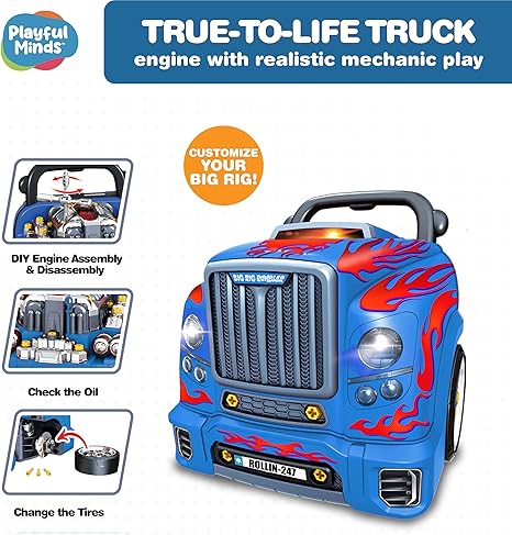Big Rig Rumbler Semi Truck Pretend Mechanic