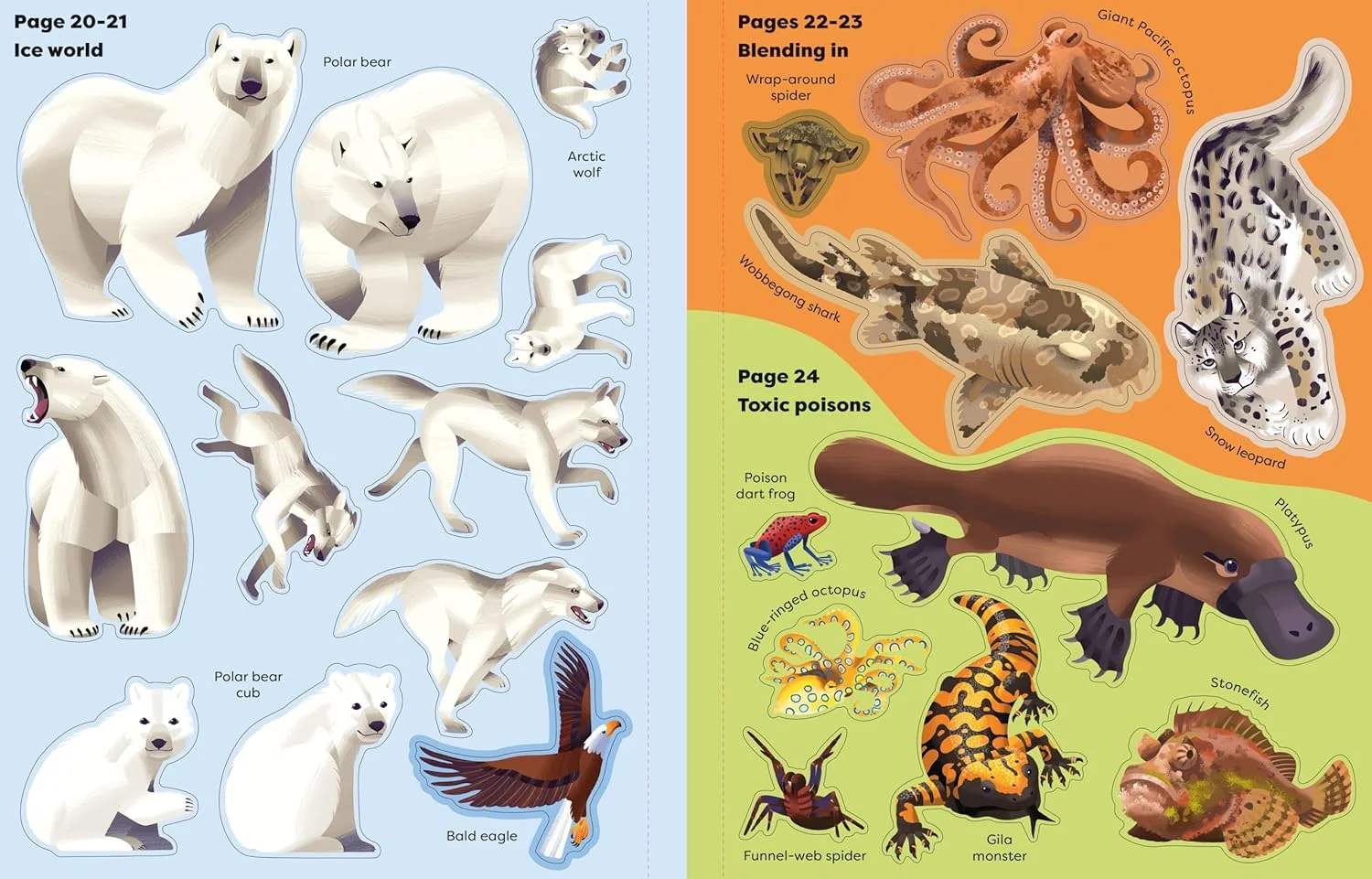 Big Sticker Book of Deadly Animals 6 Big Sticker Book of Deadly Animals