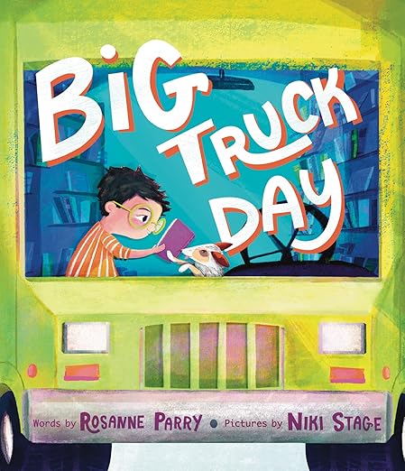 Big Truck Day Rhyming Children's Picture Book for Library Fans