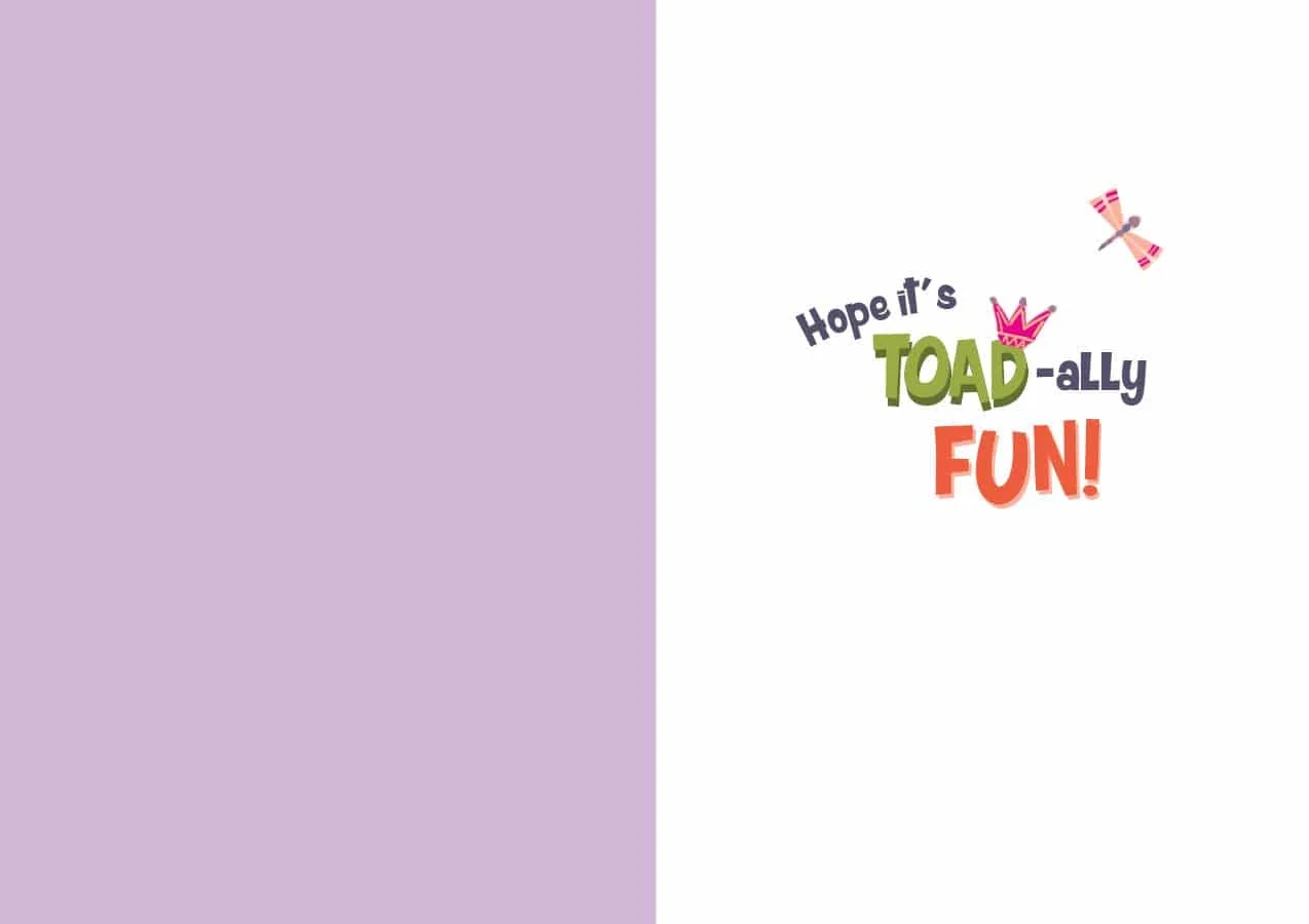 Birthday Frog - Foil Card 2 Birthday Frog - Foil Card