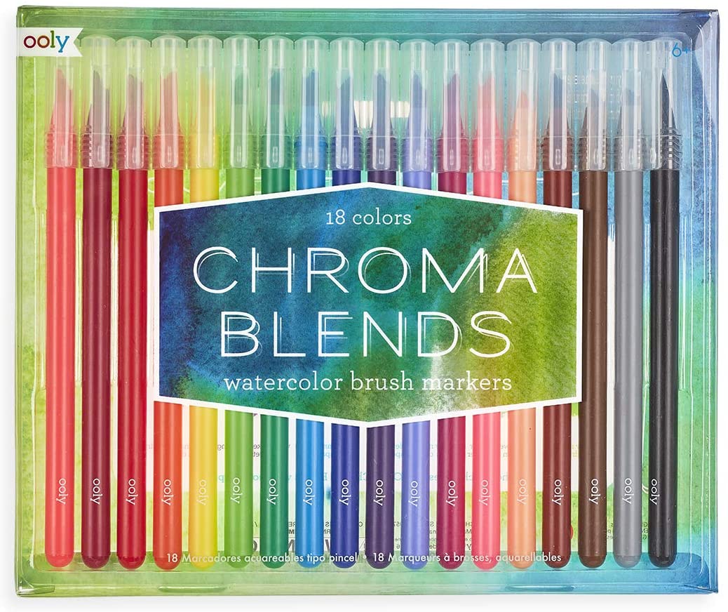 Blend Watercolor Markers Chroma Blends set of 18