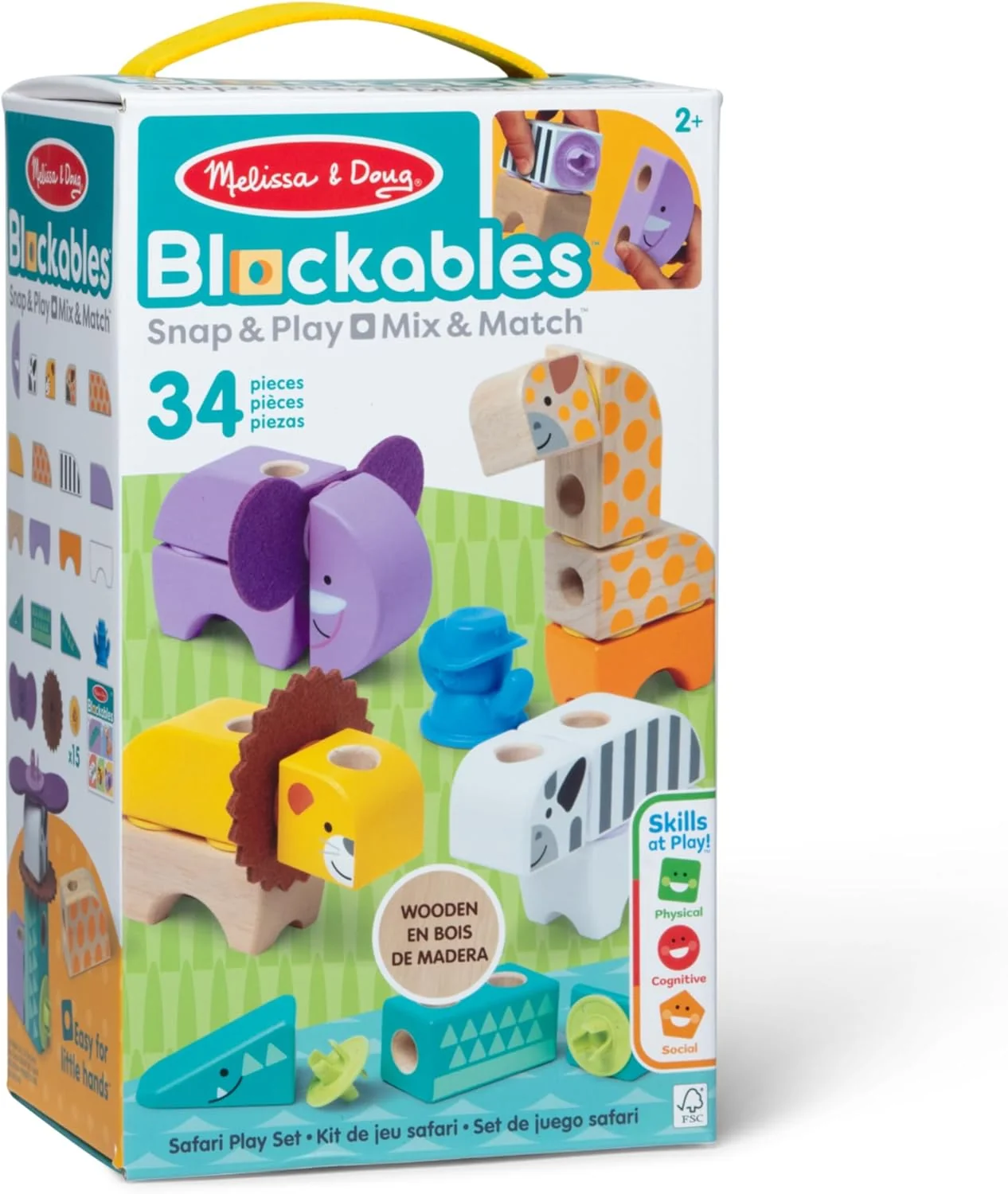 Blockables Safari Play 3 Blockables Safari Play