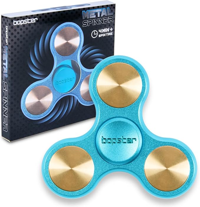 Bopster Metal Spinner Tri Fidget Desk Toy