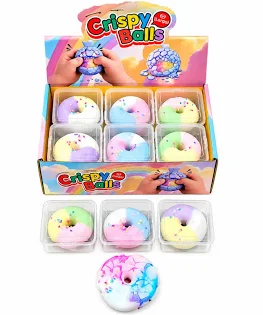 Single Squishy Wax Crispy Donut 1 Single Squishy Wax Crispy Donut