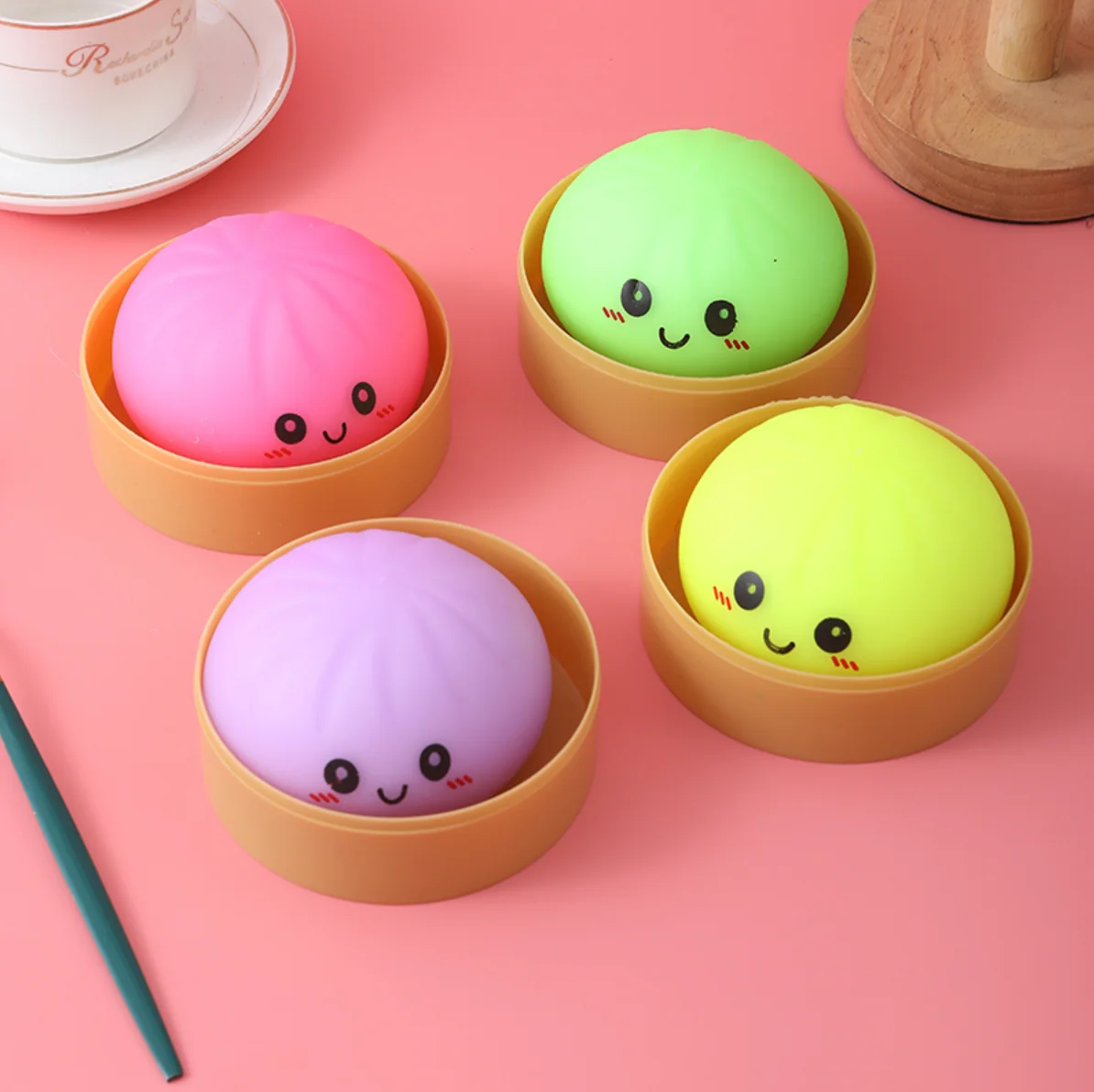 Mystery Dumpling 3.5-Inch Squishy Glow in the Dark