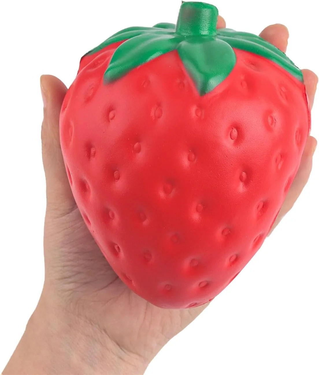 Jumbo Strawberry Squishy Toy 4 Jumbo Strawberry Squishy Toy