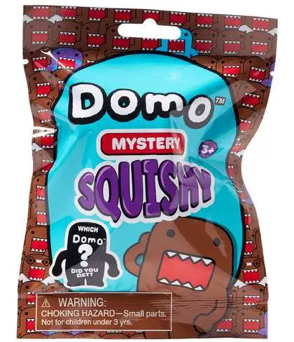 Domo 3-Inch Mystery Squishy Figure Random Pack 1 Domo 3-Inch Mystery Squishy Figure Random Pack