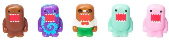 Domo 3-Inch Mystery Squishy Figure Random Pack 2 Domo 3-Inch Mystery Squishy Figure Random Pack