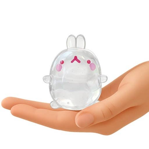 Molang Clear Mochi Squishy Figure Fidget Toy 7 Molang Clear Mochi Squishy Figure Fidget Toy