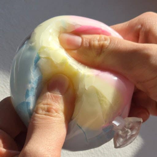 Cotton Candy Wax Breaking Squishy Stress Ball 3 Cotton Candy Wax Breaking Squishy Stress Ball