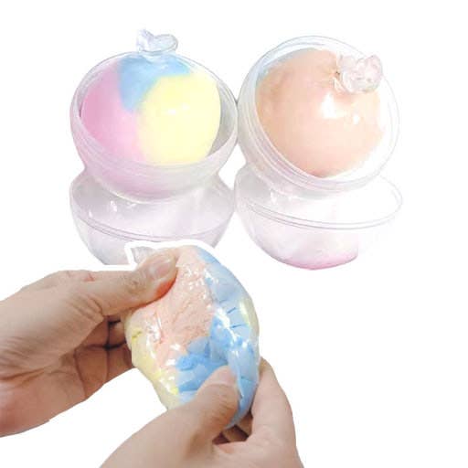 Cotton Candy Wax Breaking Squishy Stress Ball 4 Cotton Candy Wax Breaking Squishy Stress Ball