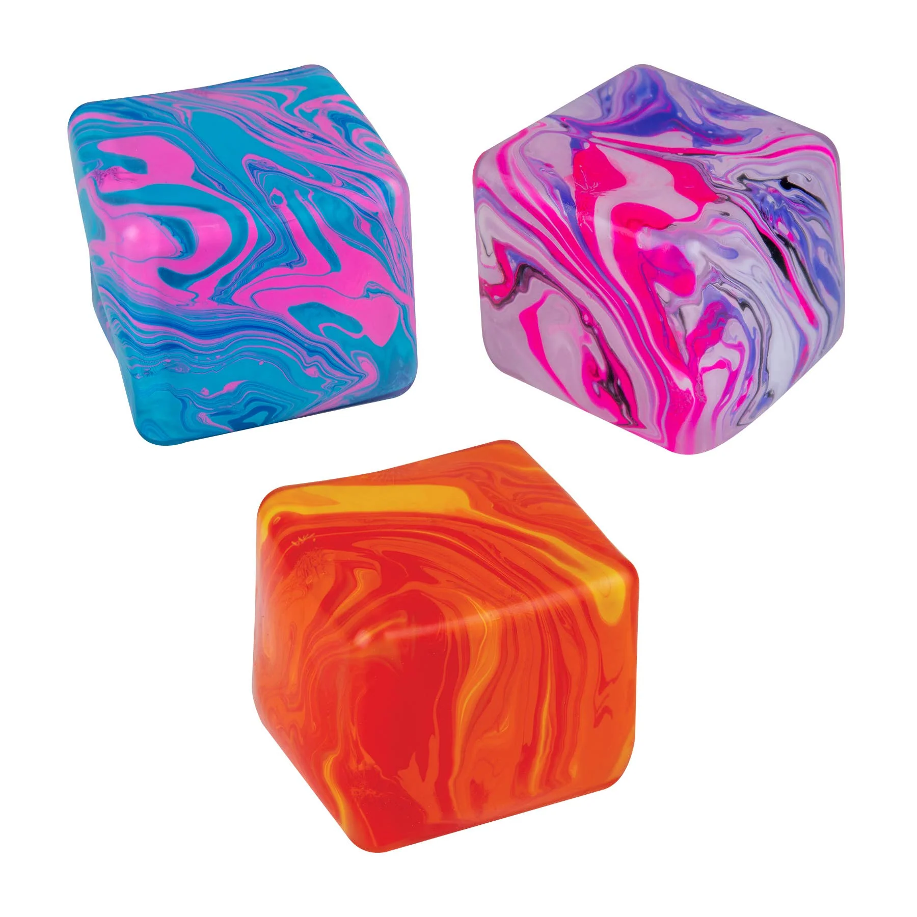 Orb Toys Cool Cube Swirls Sensory Squishy Toy Assorted 1 Orb Toys Cool Cube Swirls Sensory Squishy Toy Assorted