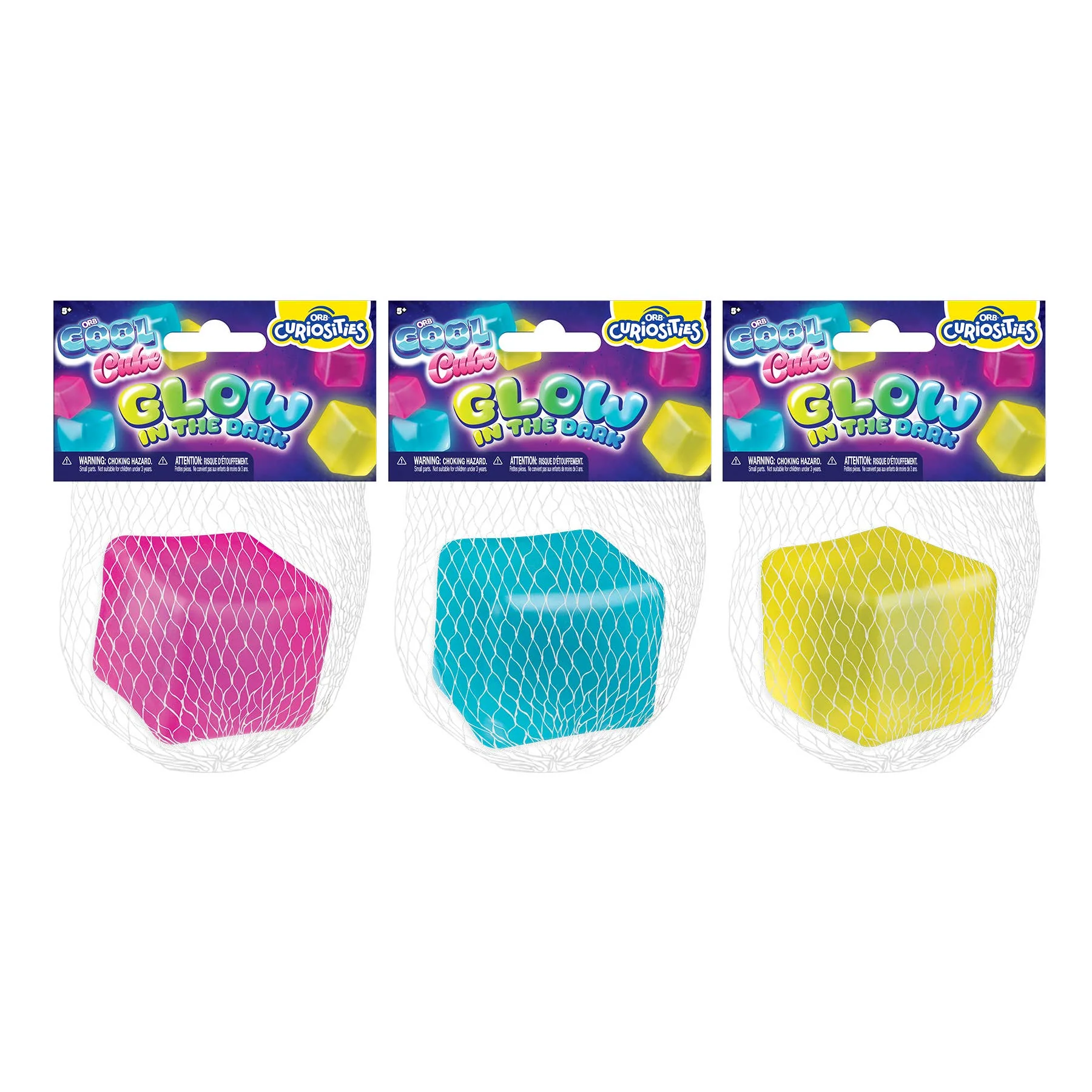 Orb Toys Cool Cubes Glow-in-the-Dark Slow-Rise Squishy Toy 3 Orb Toys Cool Cubes Glow-in-the-Dark Slow-Rise Squishy Toy